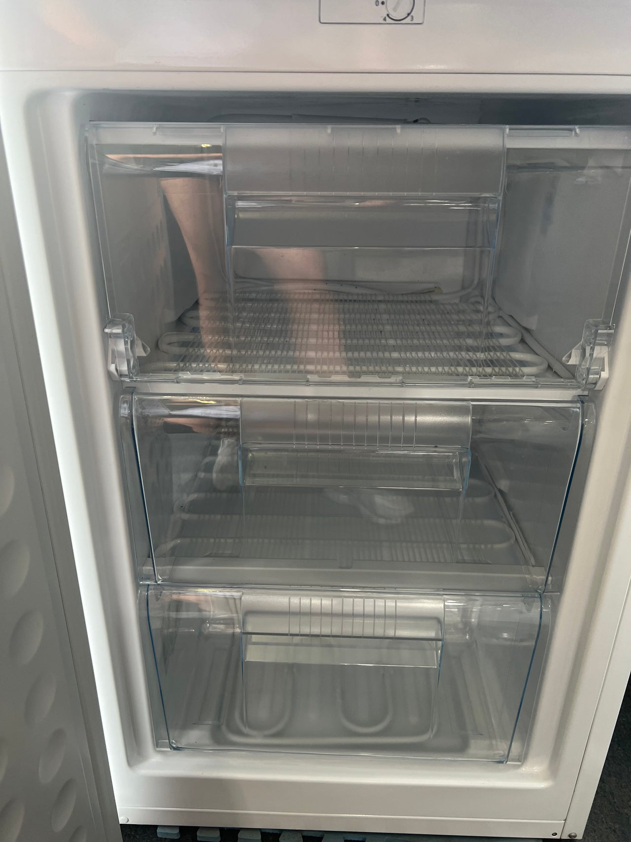 Factory second CHiQ 80L Single Door Upright Freezer CSF080DW - Second Hand Appliances Geebung