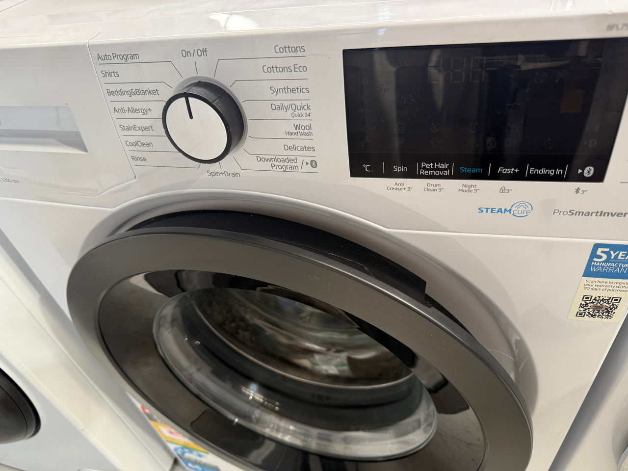 Transportation damaged Beko 7.5kg Front Load Washing Machine BFL7510W - Second Hand Appliances Geebung