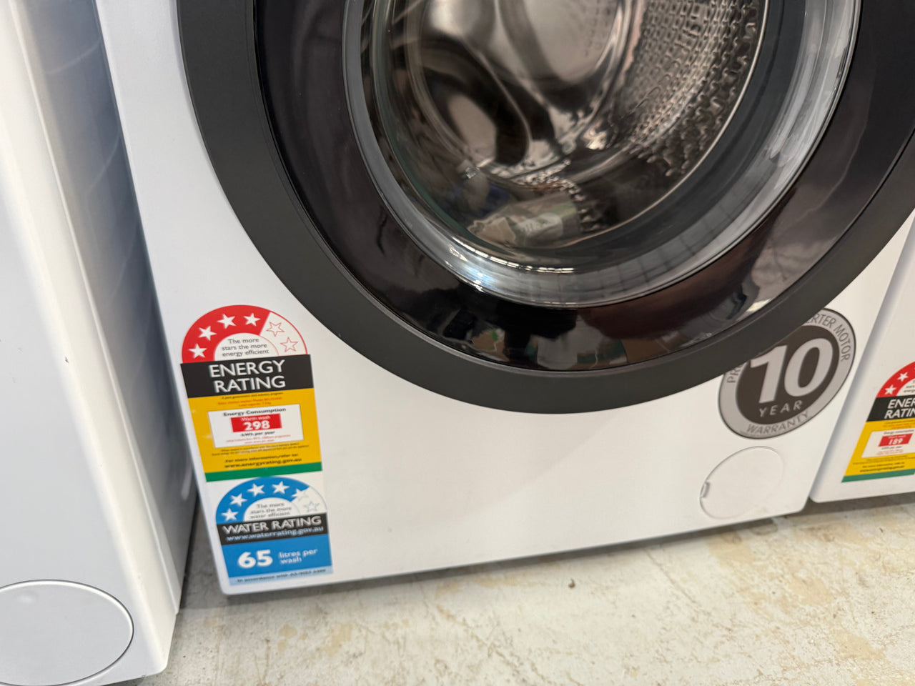 Transportation damaged Beko 7.5kg Front Load Washing Machine BFL7510W - Second Hand Appliances Geebung