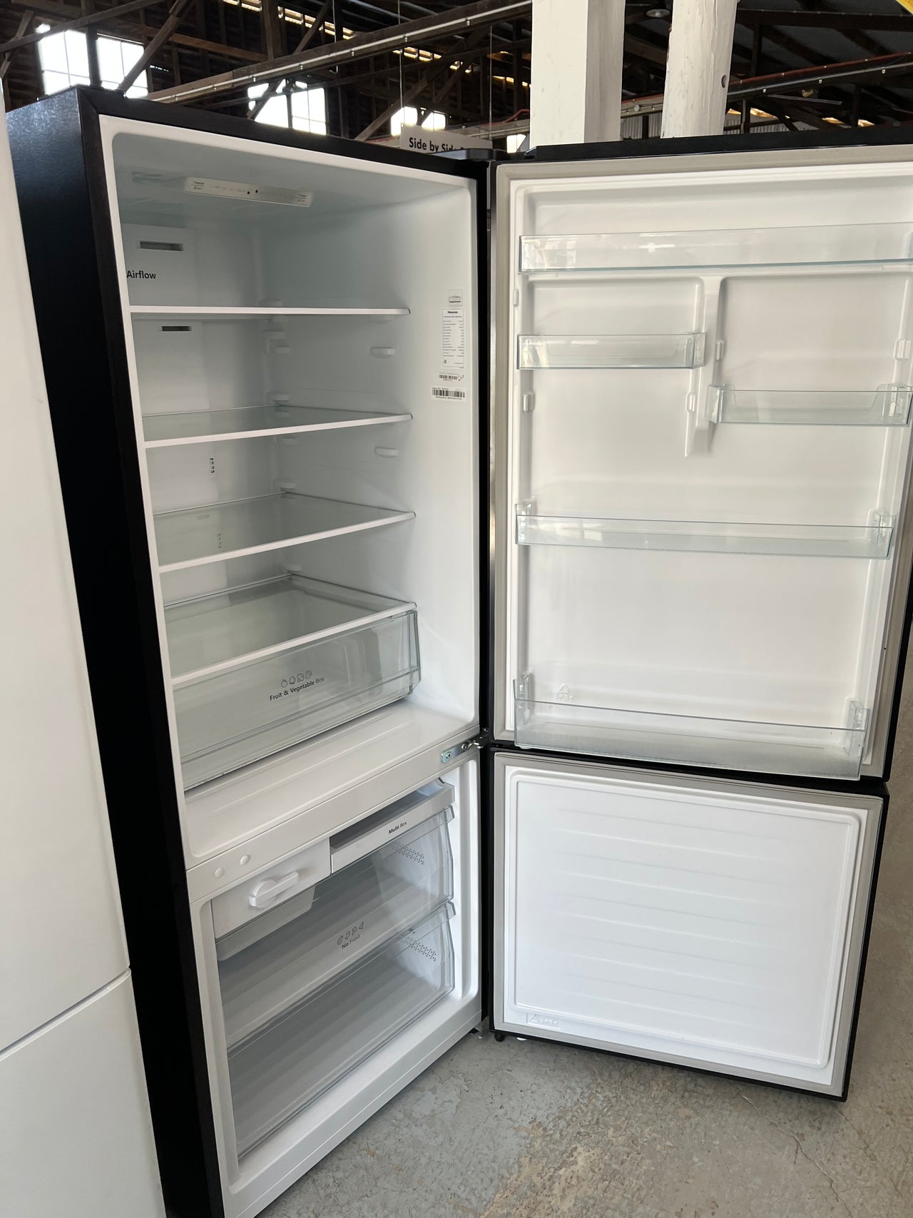 Factory second HISENSE 453L BOTTOM MOUNT BLACK FRIDGE HR6BMFF453C, 4