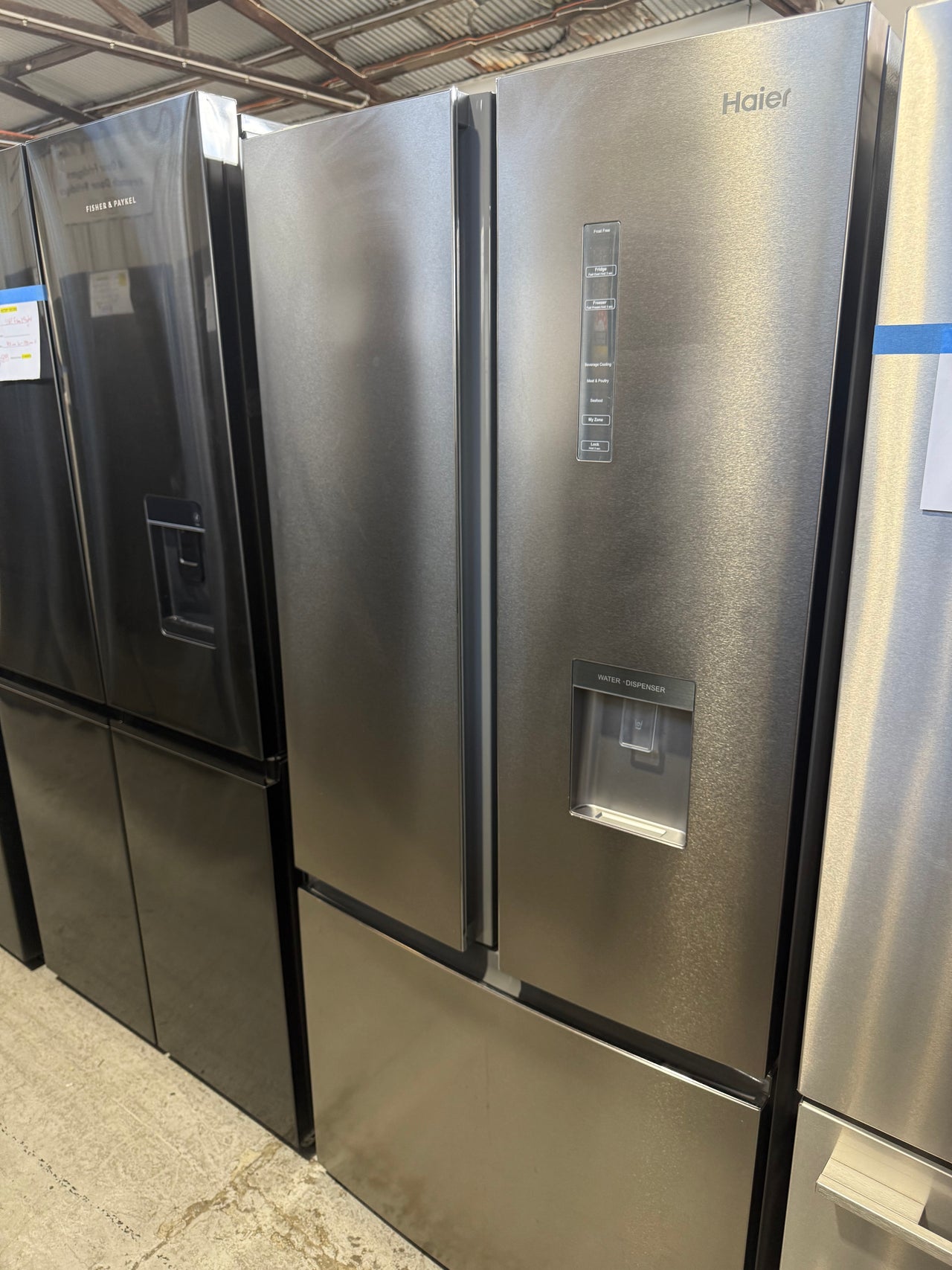Second hand Haier 489L French Door Refrigerator HRF520FHS with 12 months warranty - Second Hand Appliances Geebung