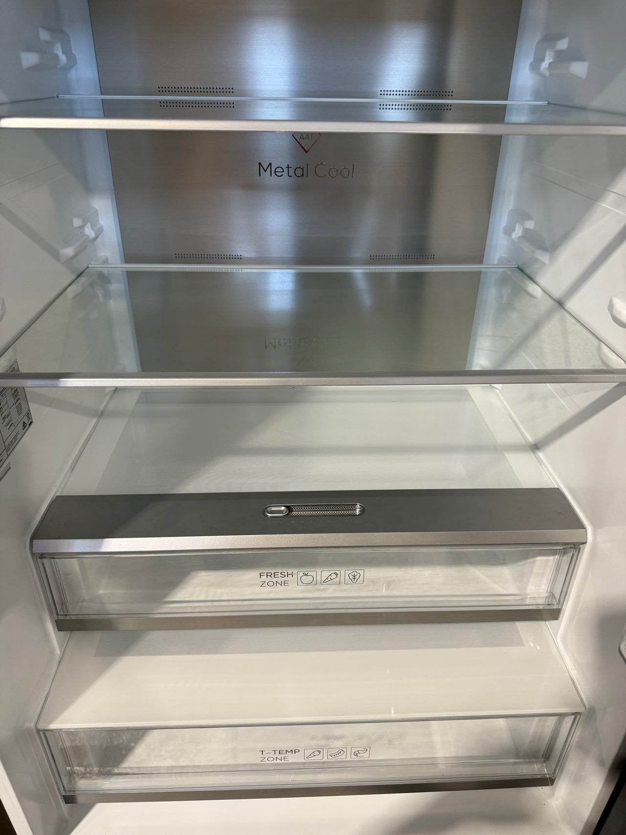 Factory second TCL 412L Bottom Mount Refrigerator – Black C440BFB