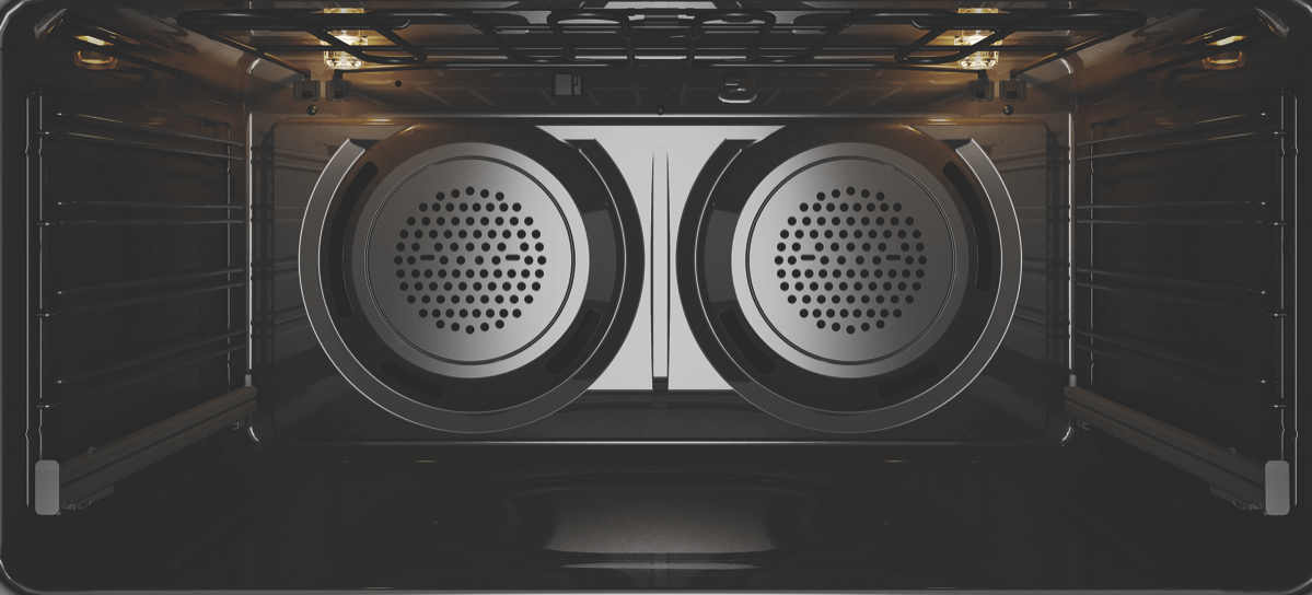 Factory second Electrolux 90cm Dual Fuel Freestanding Cooker – Dark Stainless Steel (EFEP916DSE) - Second Hand Appliances Geebung