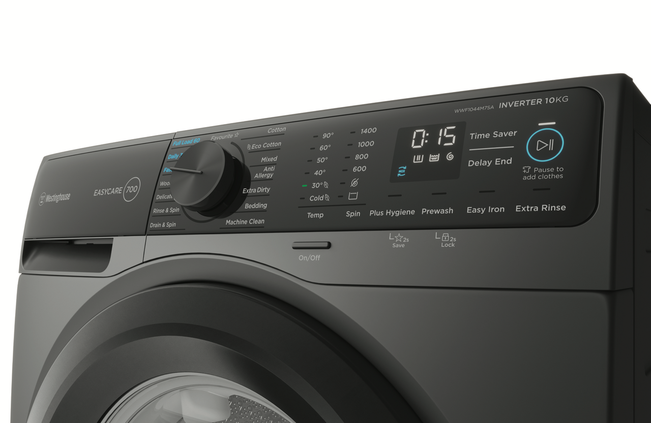 Factory second Westinghouse WWF1044M7SA – 10 kg EasyCare Front Load Washing Machine