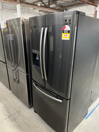 Thumbnail for Second hand Samsung 583L French Door Fridge SRF582DBLS - Second Hand Appliances Geebung