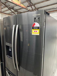 Thumbnail for Second hand Samsung 583L French Door Fridge SRF582DBLS - Second Hand Appliances Geebung