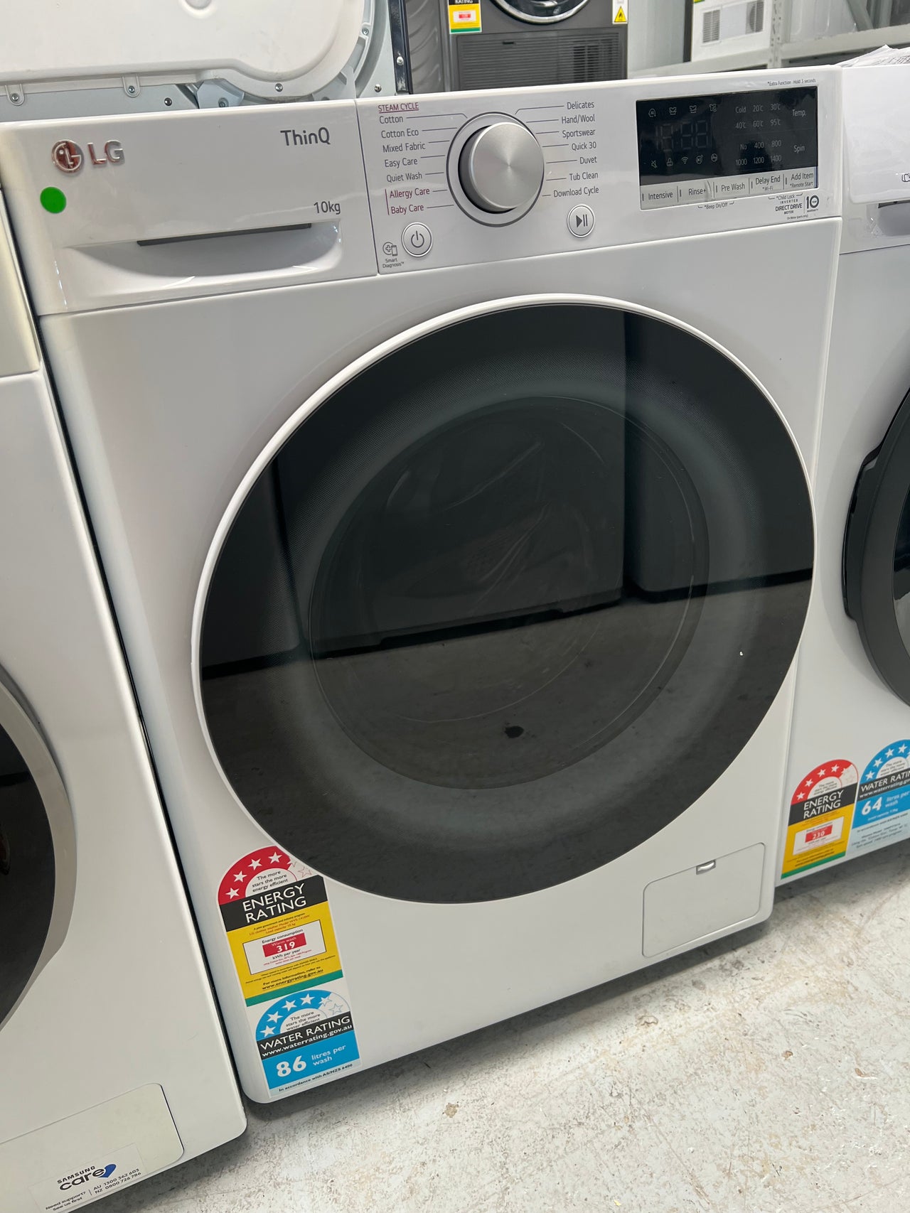 Factory Second Lg 10kg Front Load Washer Model Wv5 1410w Second Hand Appliances Geebung 6818