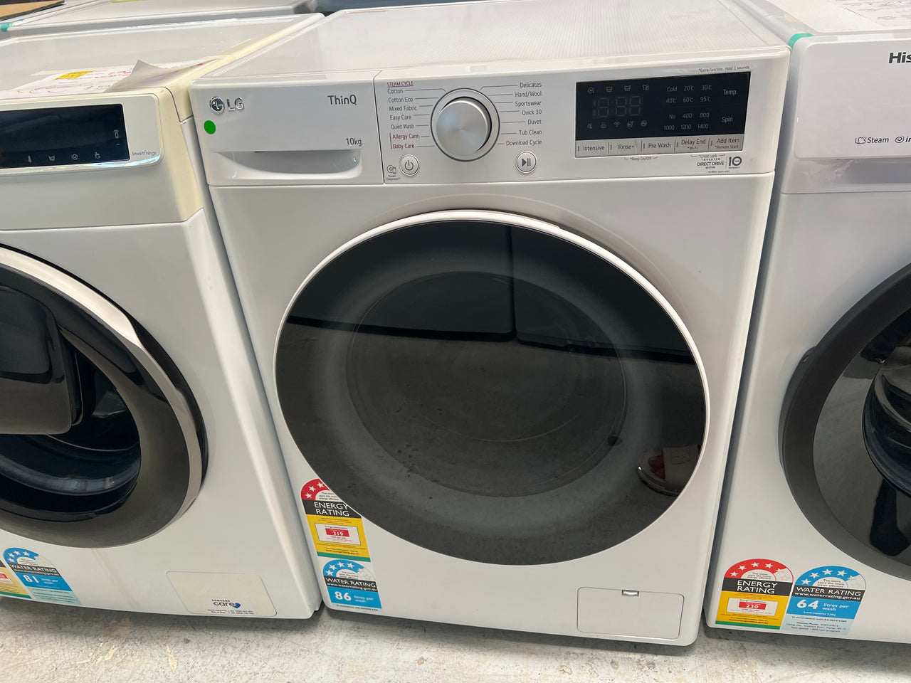 Factory Second Lg 10kg Front Load Washer Model Wv5 1410w Second Hand Appliances Geebung 2396