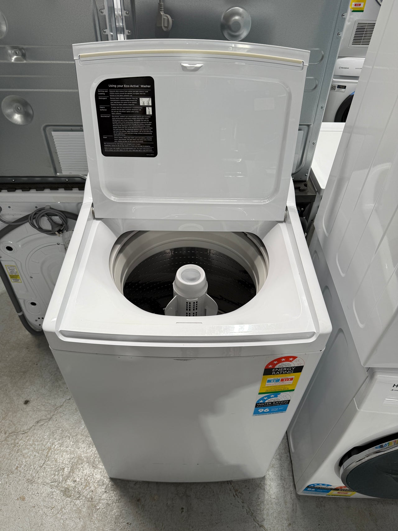 Second hand Fisher & Paykel 8.5kg Top Load Washing Machine – WA8560P1