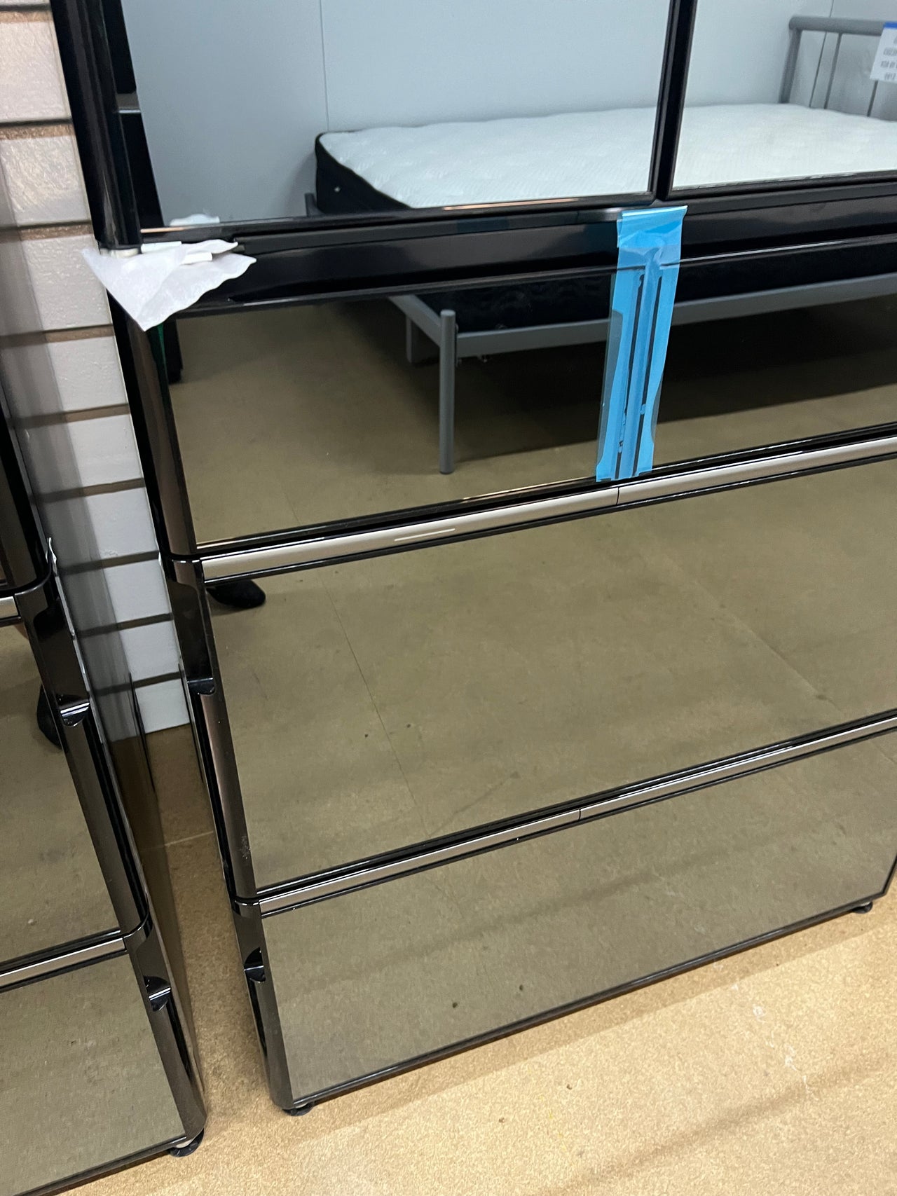 Factory second/Carton damaged 735Ltr Mirror Glass finish with 4 STAR Energy Star Rating RZX740RAX - Second Hand Appliances Geebung