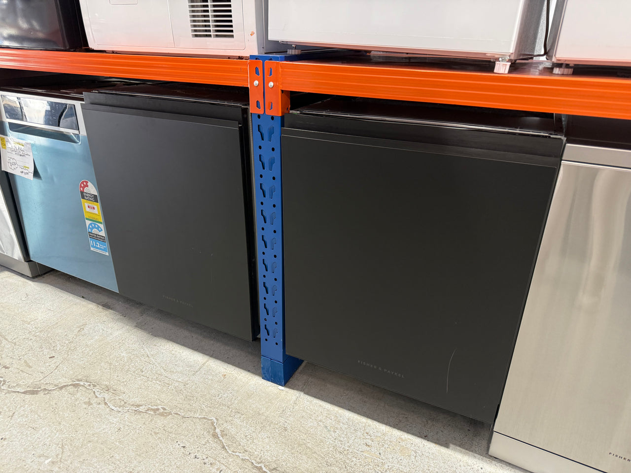 Factory second FISHER PAYKEL SERIES 7 TALL BUILT UNDER DISHWASHER WITH SANITISE BLACK DW60UZT4B2 - Second Hand Appliances Geebung