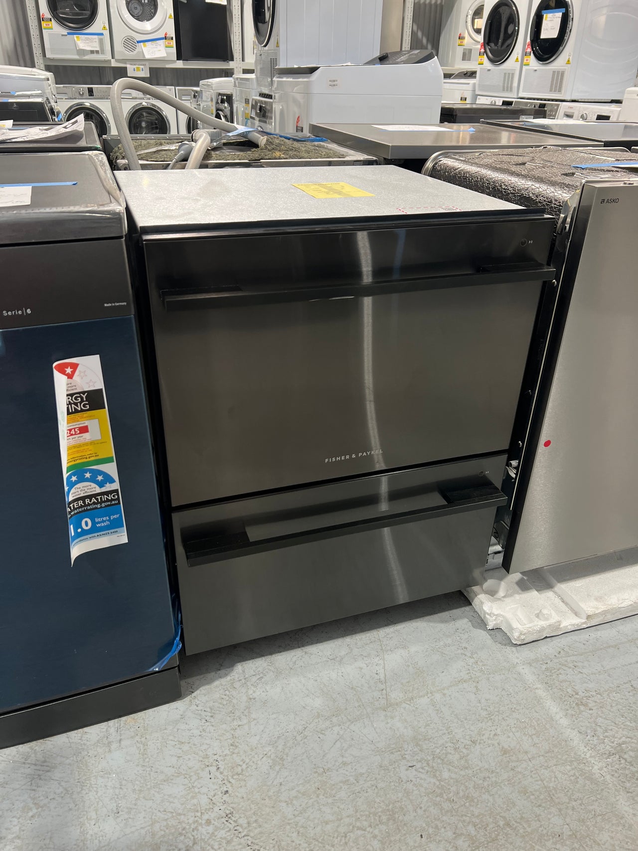 Factory second Fisher&Paykel Paykel Double Dishdrawer Dishwasher DD60DDFB9 - Second Hand Appliances Geebung