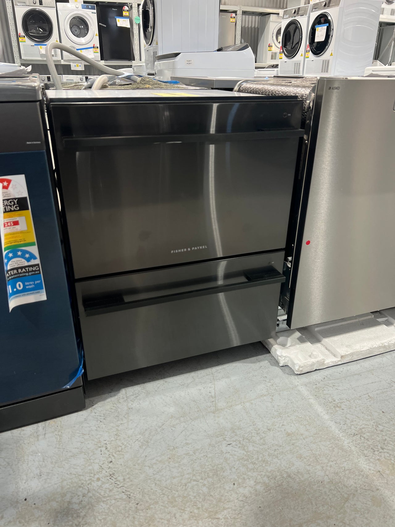 Factory second Fisher&Paykel Paykel Double Dishdrawer Dishwasher DD60DDFB9 - Second Hand Appliances Geebung