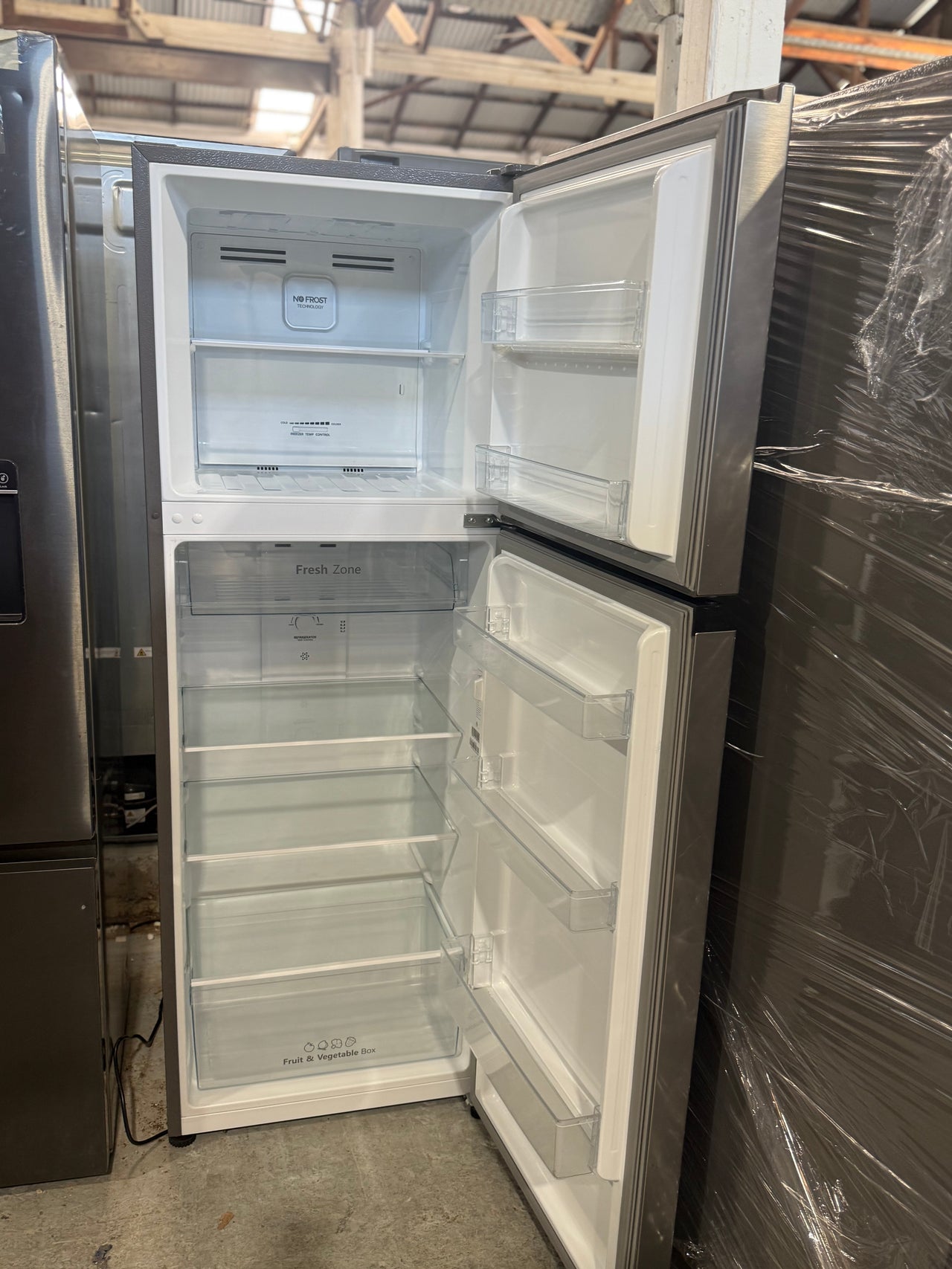 Factory second Hisense 326L Top-Mount Refrigerator – Stainless Steel  Model: HRTF326S