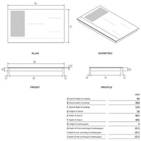 Thumbnail for Factory second Haier 90cm 5-Zone Induction Cooktop with Flexi Zone – HCI905FTB3