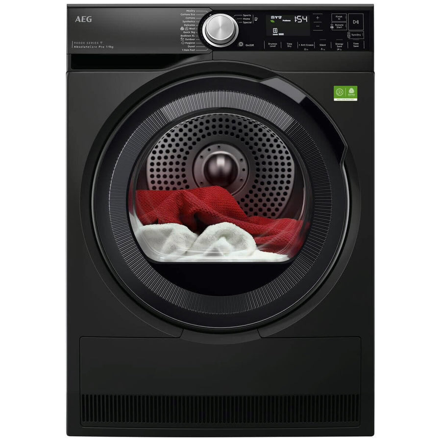 Factory second AEG 9kg 9000X AbsoluteCare Pro Heat Pump Dryer – T959V6PDC