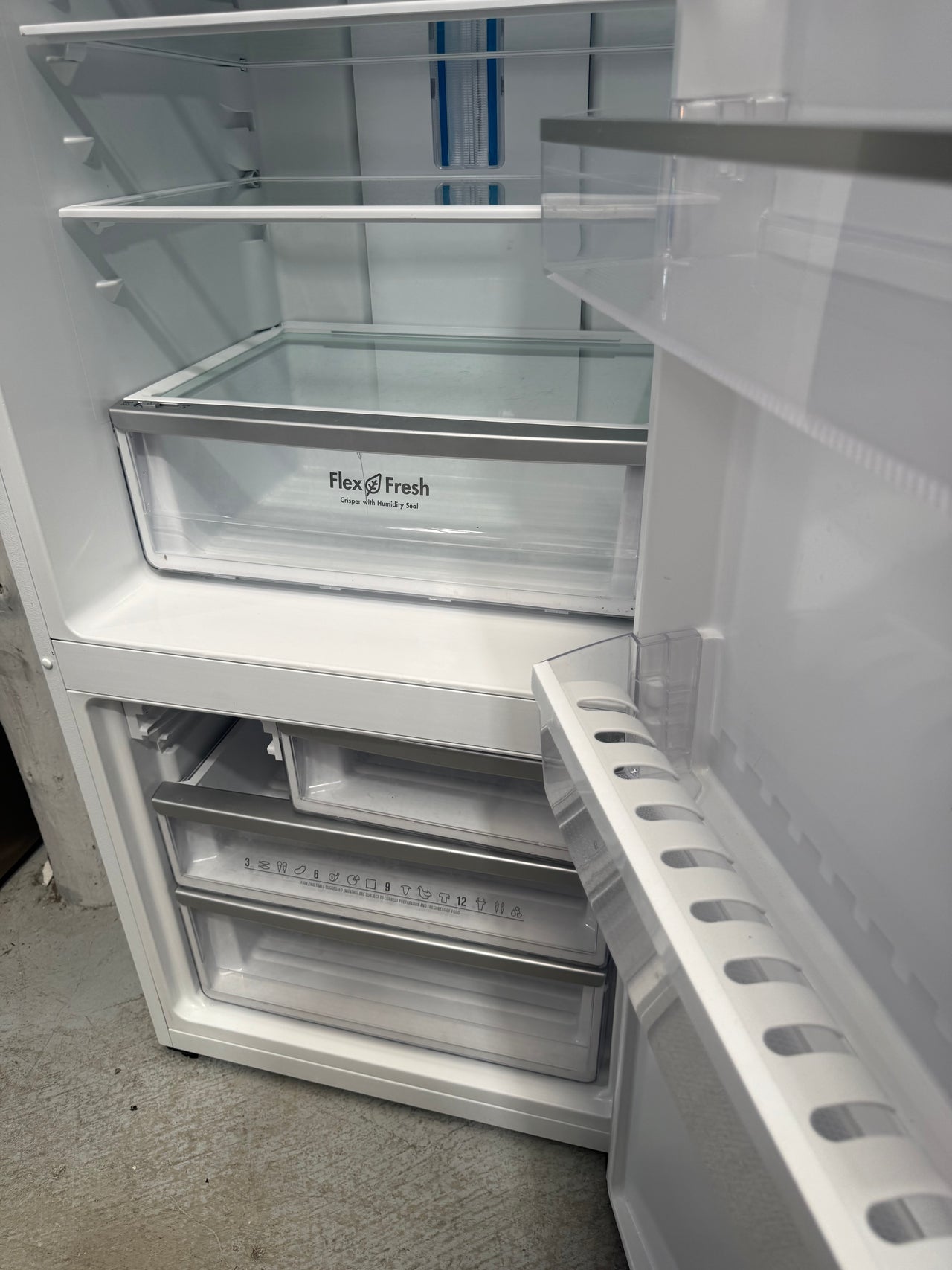 Second hand Westinghouse WBE4500WA — 453L Bottom Mount Refrigerator (White)