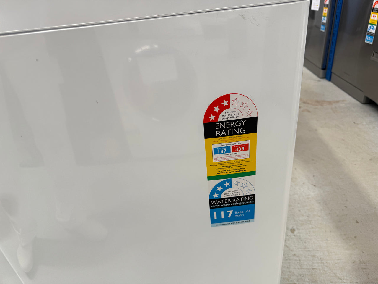 Transportation damaged Westinghouse 8kg Top Load Washer WWT8084J7WA