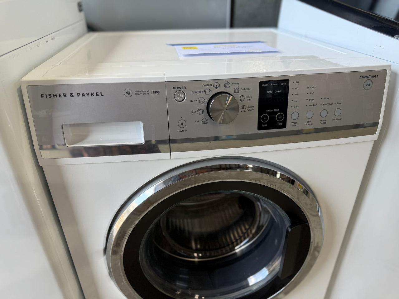 Second hand Fisher & Paykel 8kg Front Loader Washing Machine Model: WH8060J3