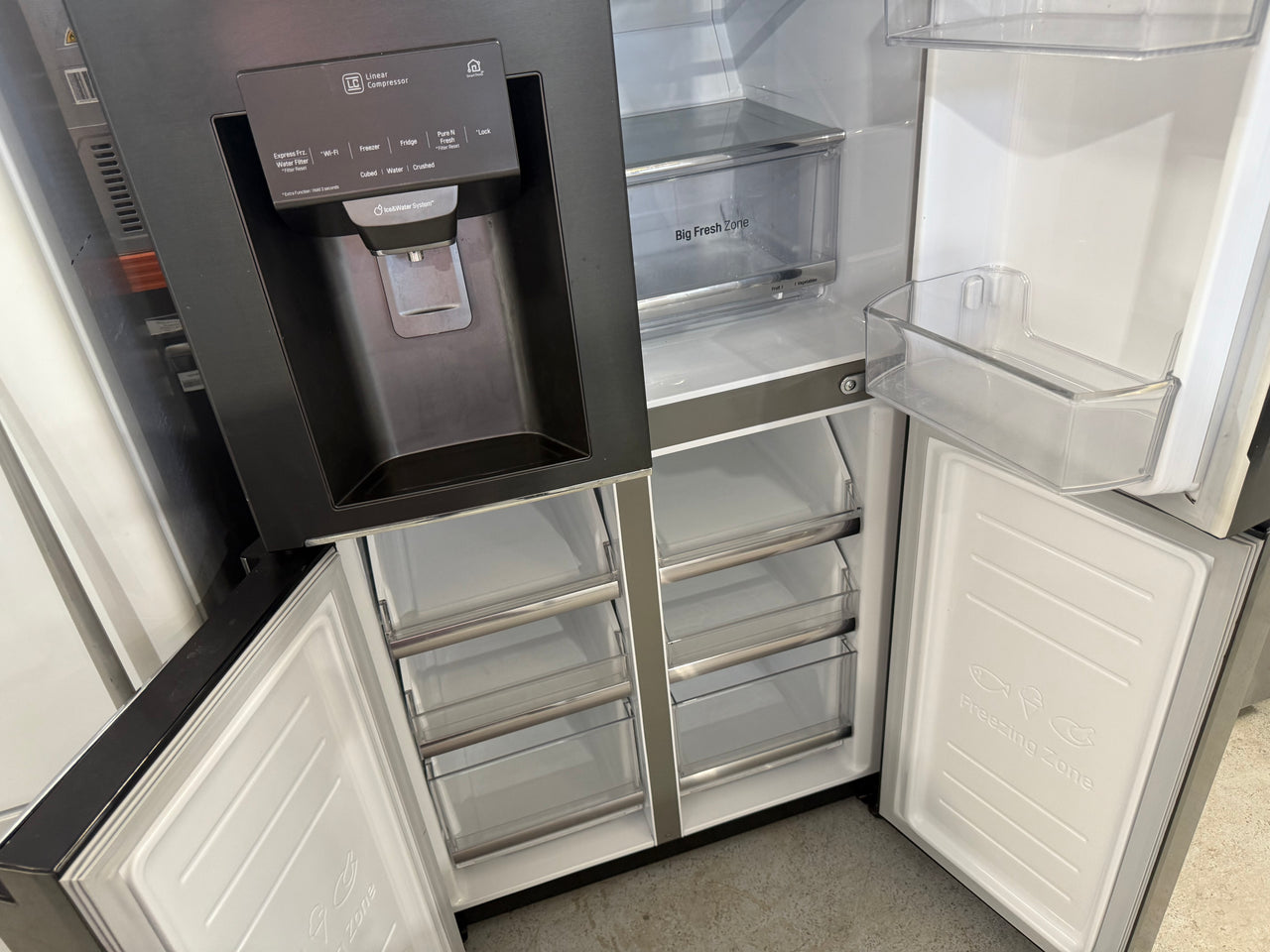 Second hand LG 506L Slim French Door Fridge – Matte Black (GF-L570MBL)