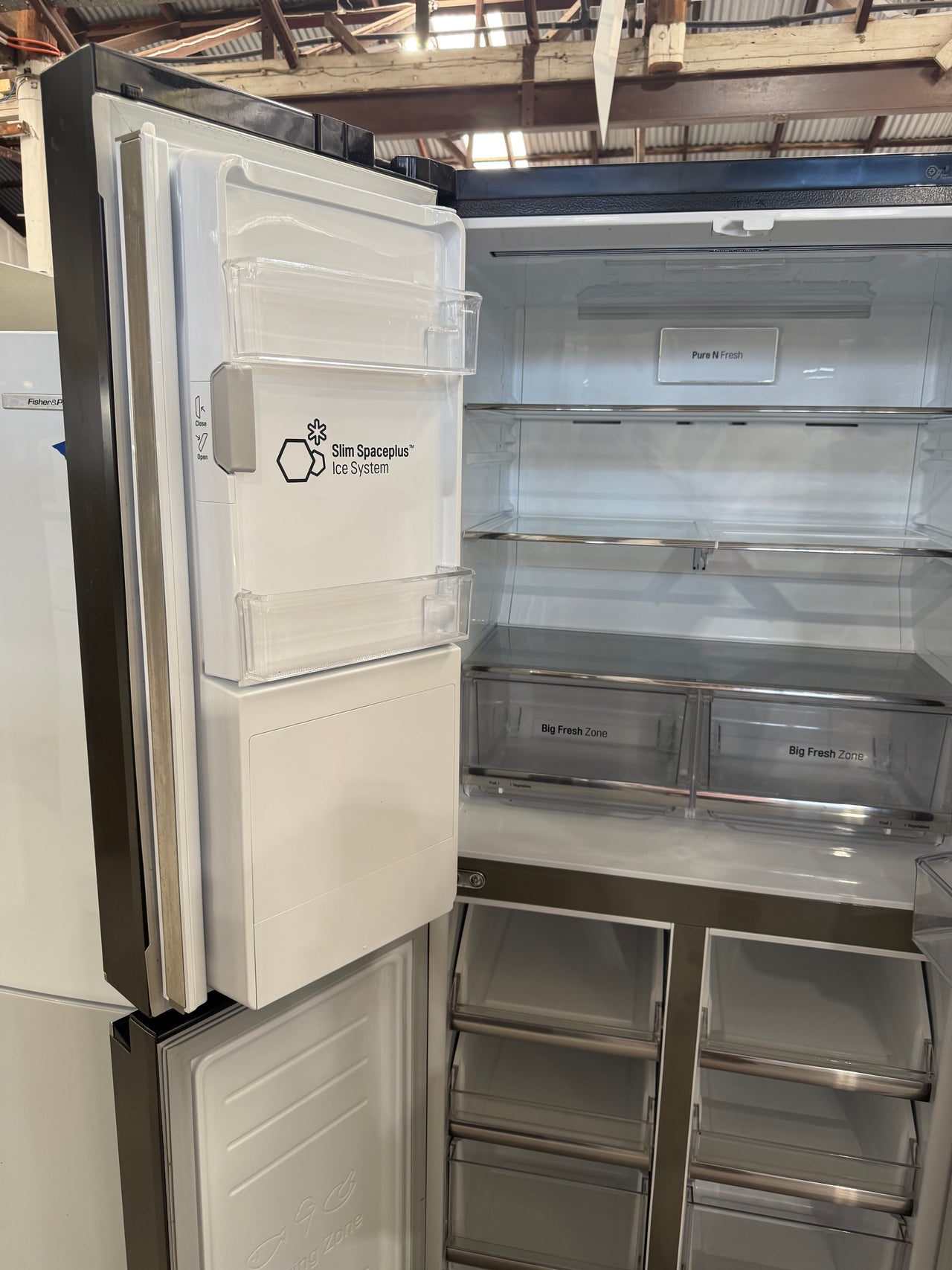 Second hand LG 506L Slim French Door Fridge – Matte Black (GF-L570MBL)
