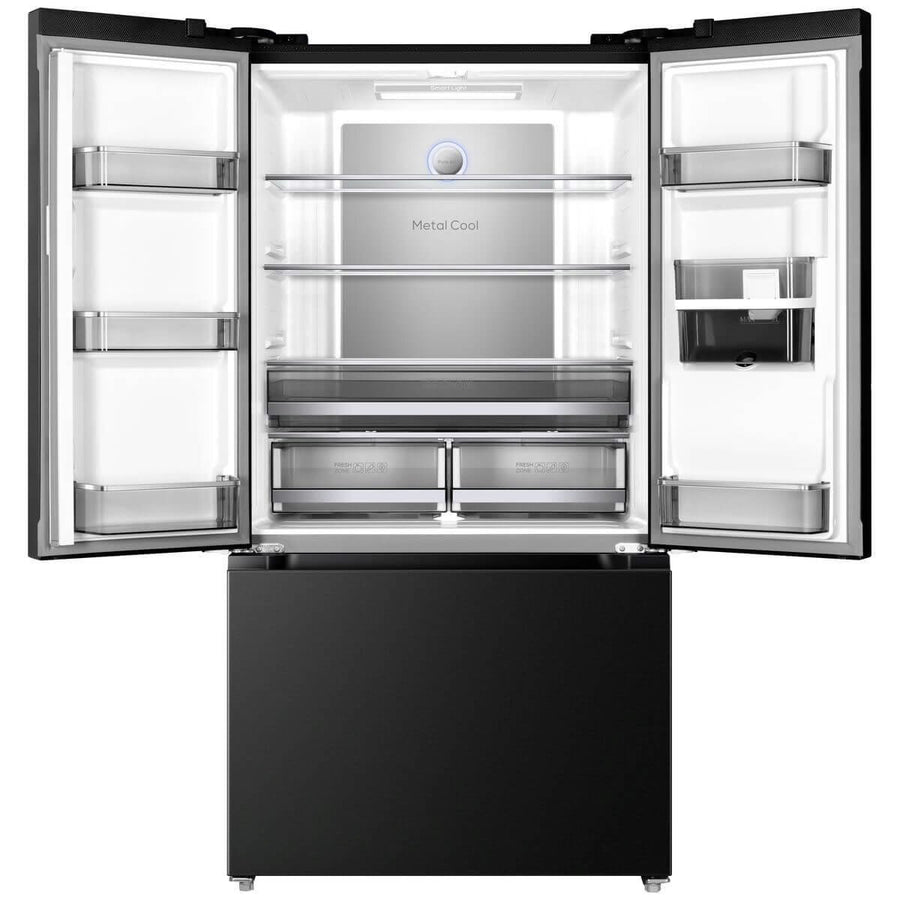 Factory second TCL 575L French Door Fridge – Matte Black – TRF576FHB