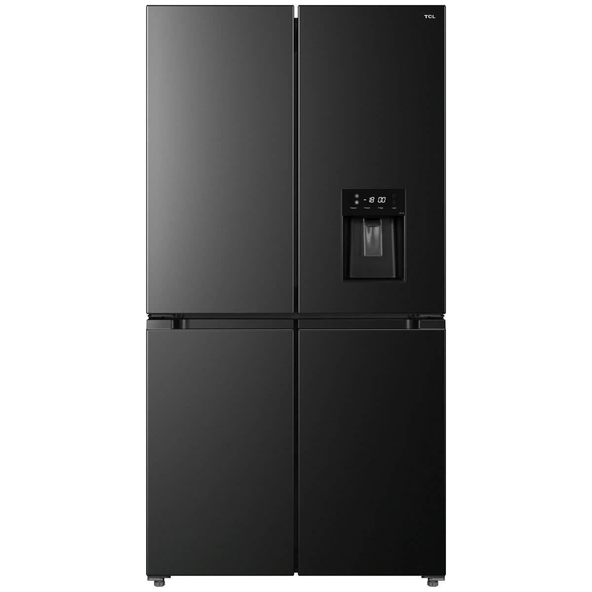 Factory second/Carton damaged TCL 590L Quad Door Fridge with Non-Plumbed Water Dispenser – TRF590QHB
