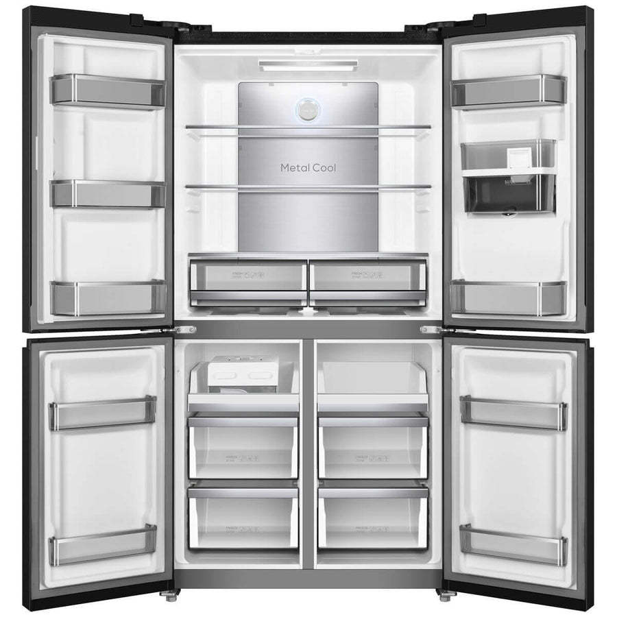 Factory second/Carton damaged TCL 590L Quad Door Fridge with Non-Plumbed Water Dispenser – TRF590QHB