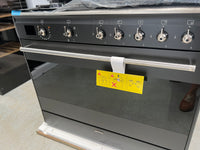 Thumbnail for Transportation damaged Smeg 90cm Dual Fuel Upright Cooker Anthracite FS9606AS-1 - Second Hand Appliances Geebung