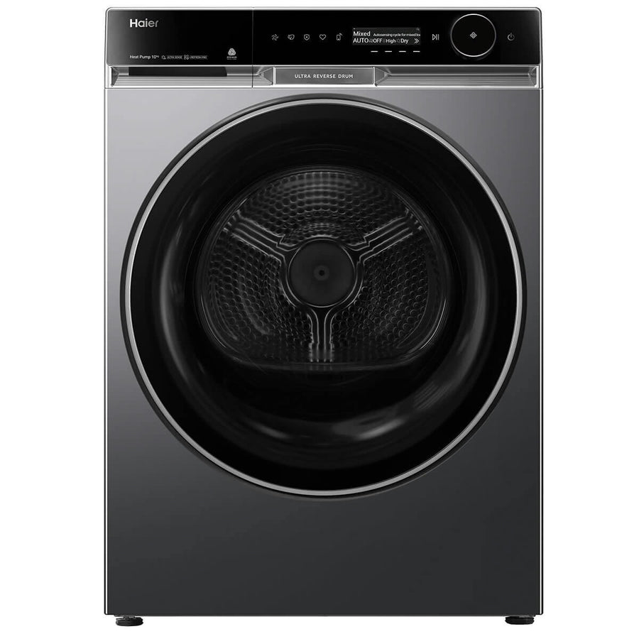 Factory second Haier 12kg Front Load Washer & 10kg Heat Pump Dryer Matching Laundry Set – HWF12PXB1 + HDHP10PXB1(NAT)