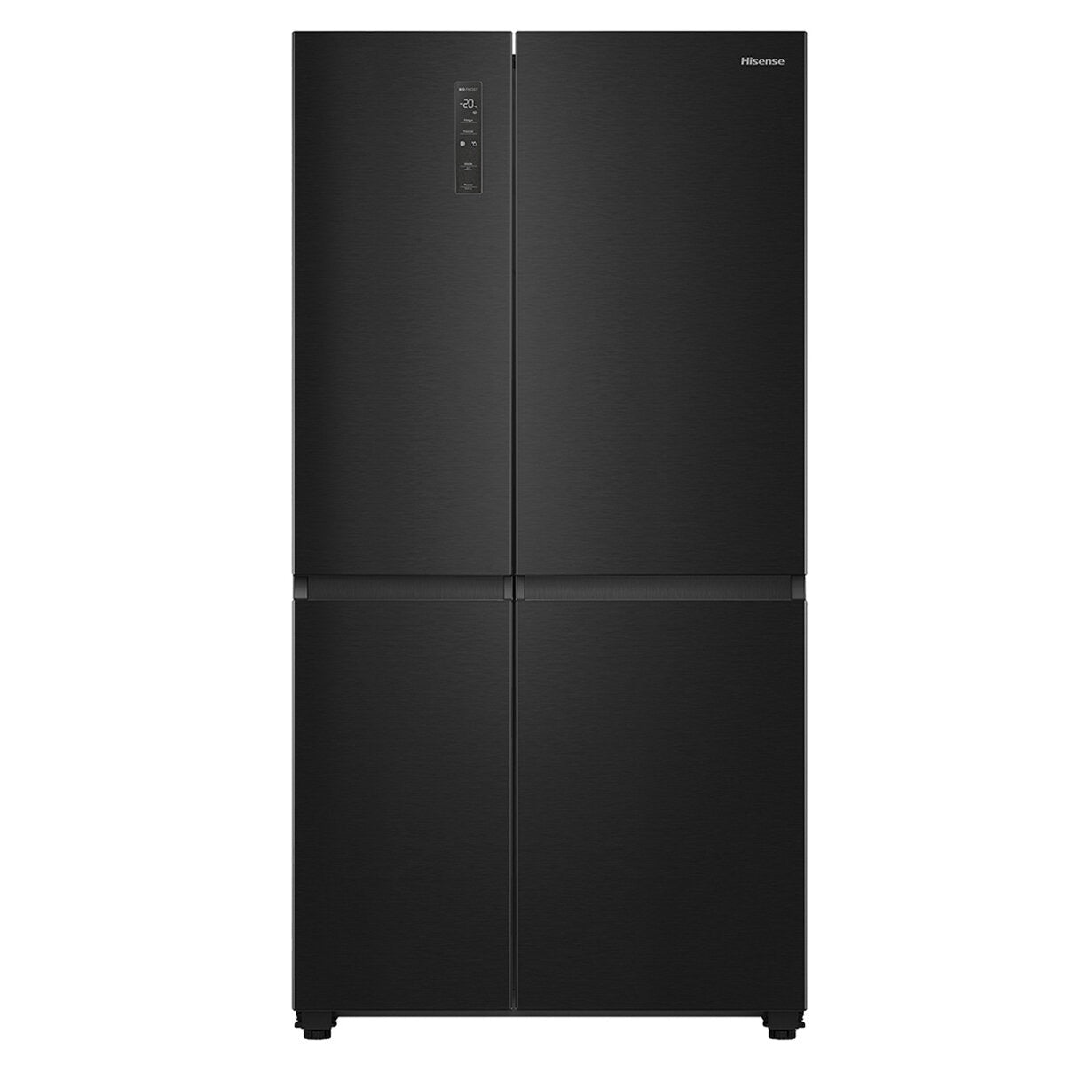 Factory second Hisense 652L Side by Side Refrigerator Black Brushed Steel HRSBS652B - Second Hand Appliances Geebung