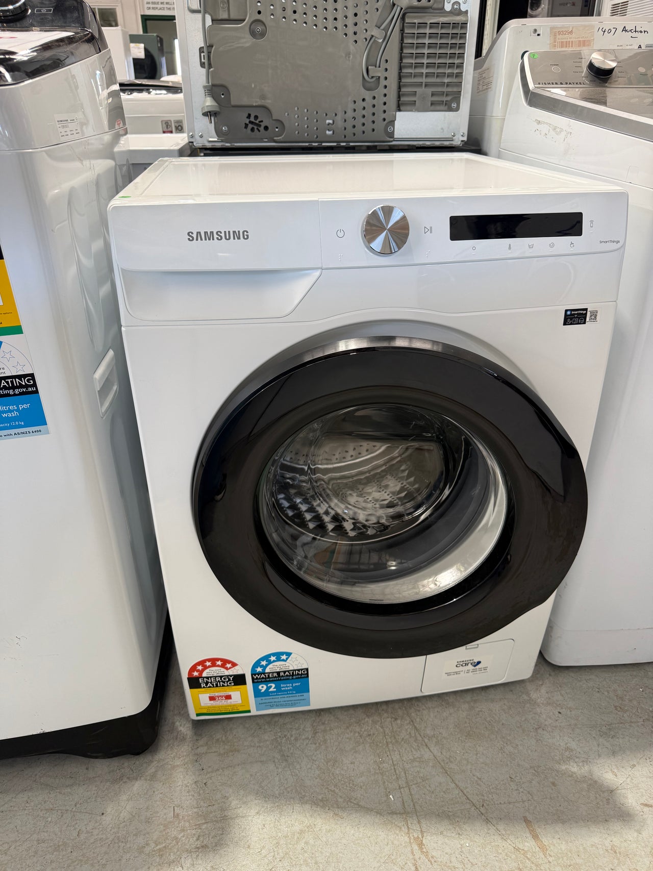 Transportation damaged Samsung 9kg Front Load Smart Washing Machine | WW90T504DAW