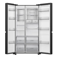 Thumbnail for Factory second Hisense 652L Side by Side Refrigerator Black Brushed Steel HRSBS652B - Second Hand Appliances Geebung