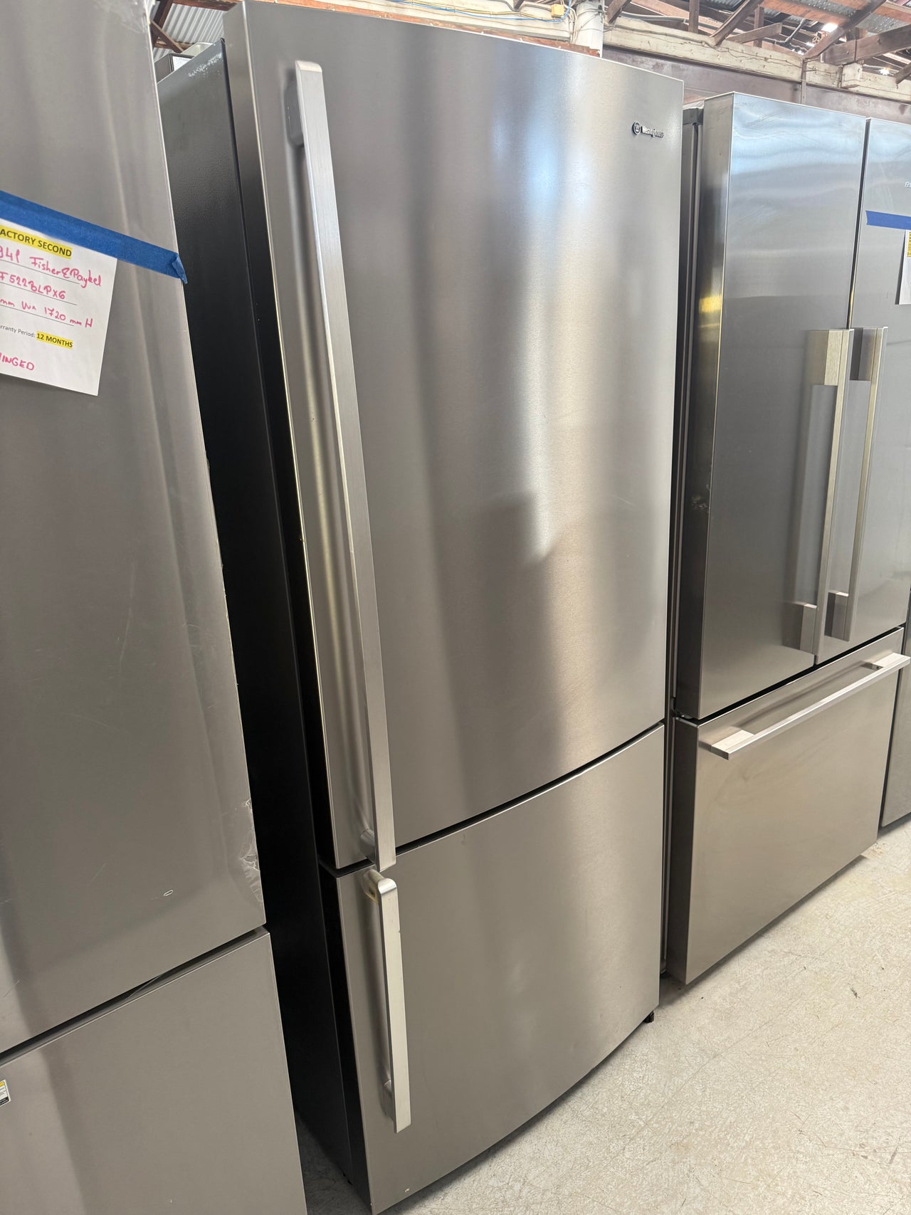 Buy Second hand 453L Westinghouse Stainless Steel Bottom Mount Fridge  Model: WBE4514SA |  | [product_variant] | Second Hand Appliances Geebung Brisbane