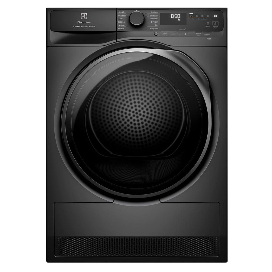 Factory second Electrolux 9kg Heat Pump Clothes Dryer Dark Onyx EDH903R7SC