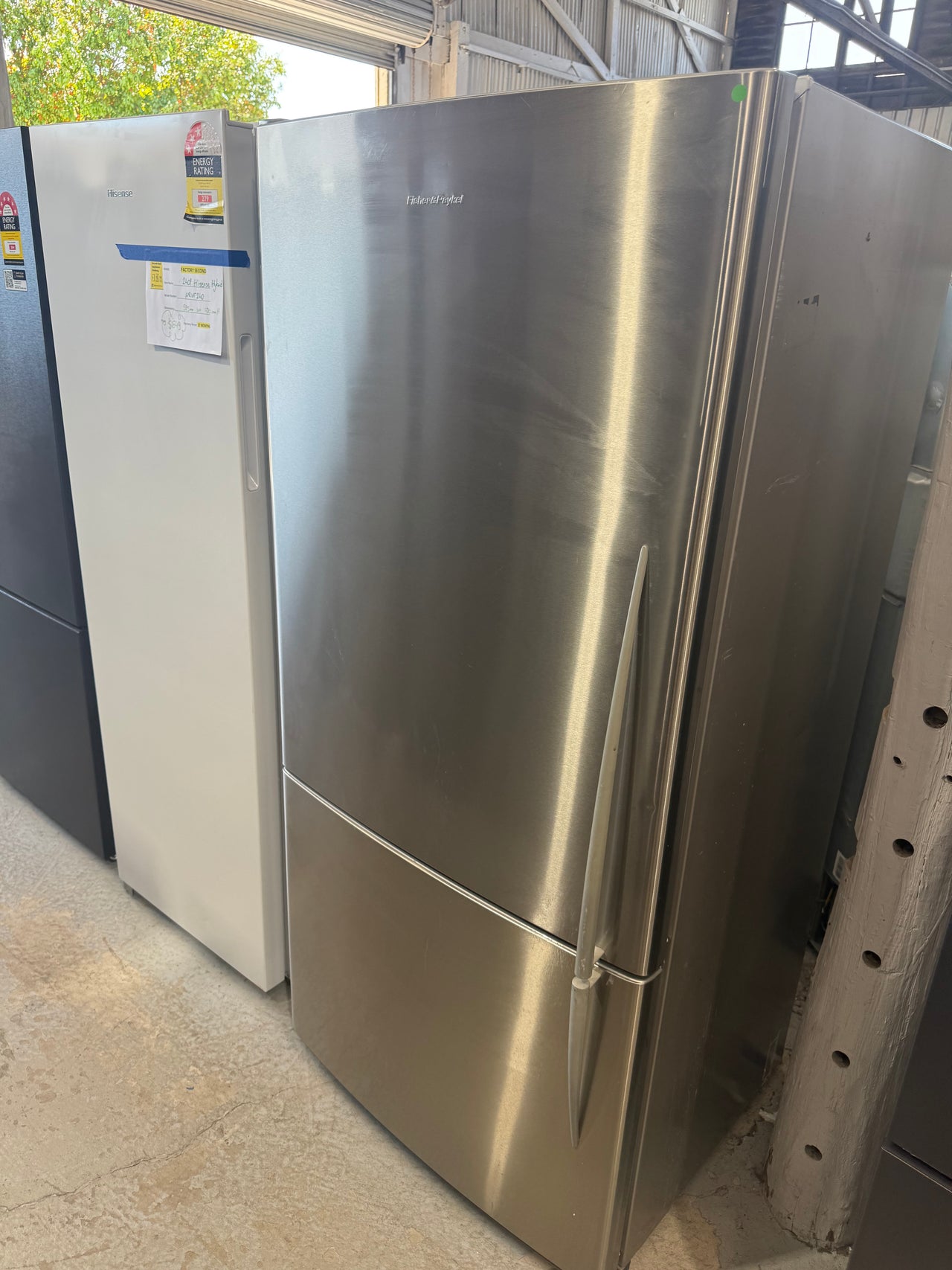 Buy Second hand Fisher & Paykel 519L Bottom Mount Fridge – Stainless Steel (E522B) |  | [product_variant] | Second Hand Appliances Geebung Brisbane