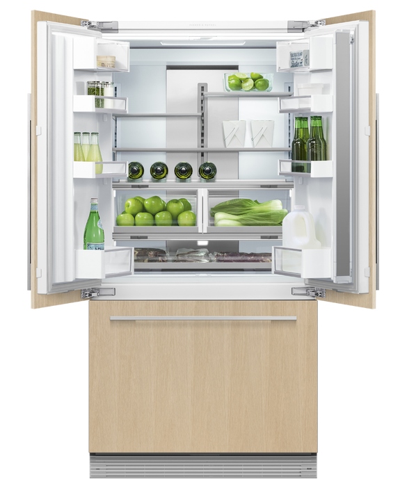Factory second Fisher & Paykel RS90A1 476 L Integrated French‑Door Fridge Freezer - Second Hand Appliances Geebung