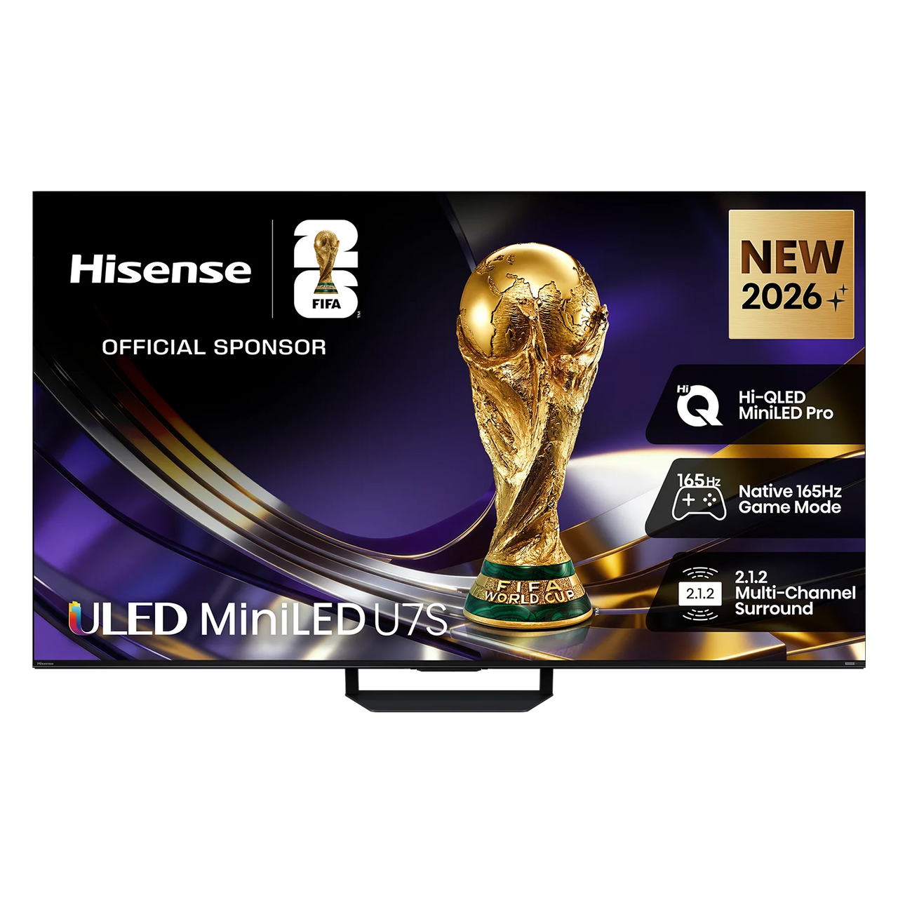 Carton damaged Hisense 55" U7S ULED MiniLED 165Hz 4K Smart TV – 55U7SAU