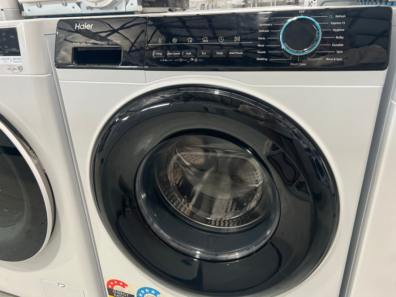 Factory second Haier 7.5kg Front Load Washer HWF75AW3 - Second Hand Appliances Geebung