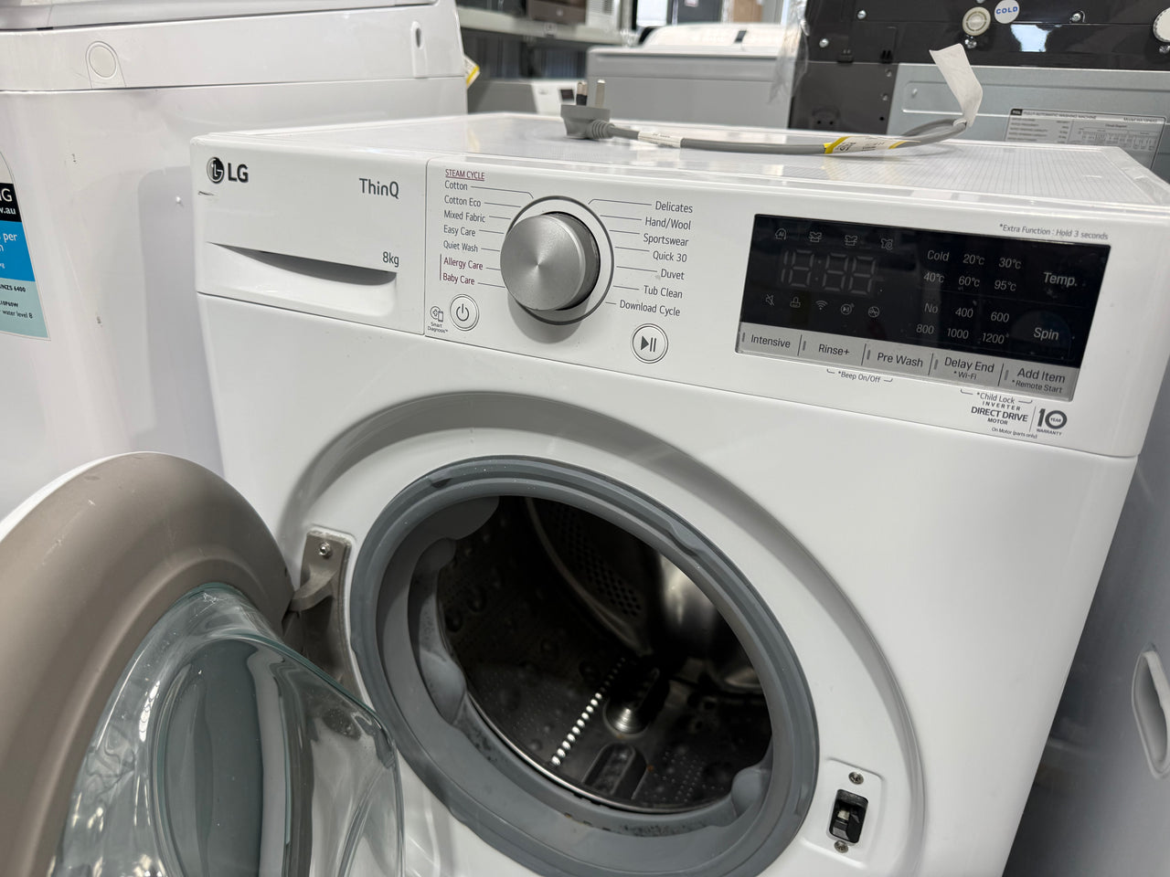 Second hand LG 8kg Series 5 Slim Front Load Washing Machine – White | WV5-1208W - Second Hand Appliances Geebung