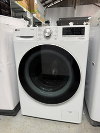Thumbnail for Second hand LG 8kg Series 5 Slim Front Load Washing Machine – White | WV5-1208W - Second Hand Appliances Geebung