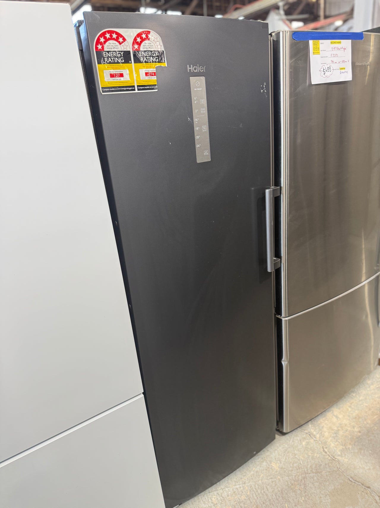 Factory second Haier HVF325DC 285-liter vertical freezer