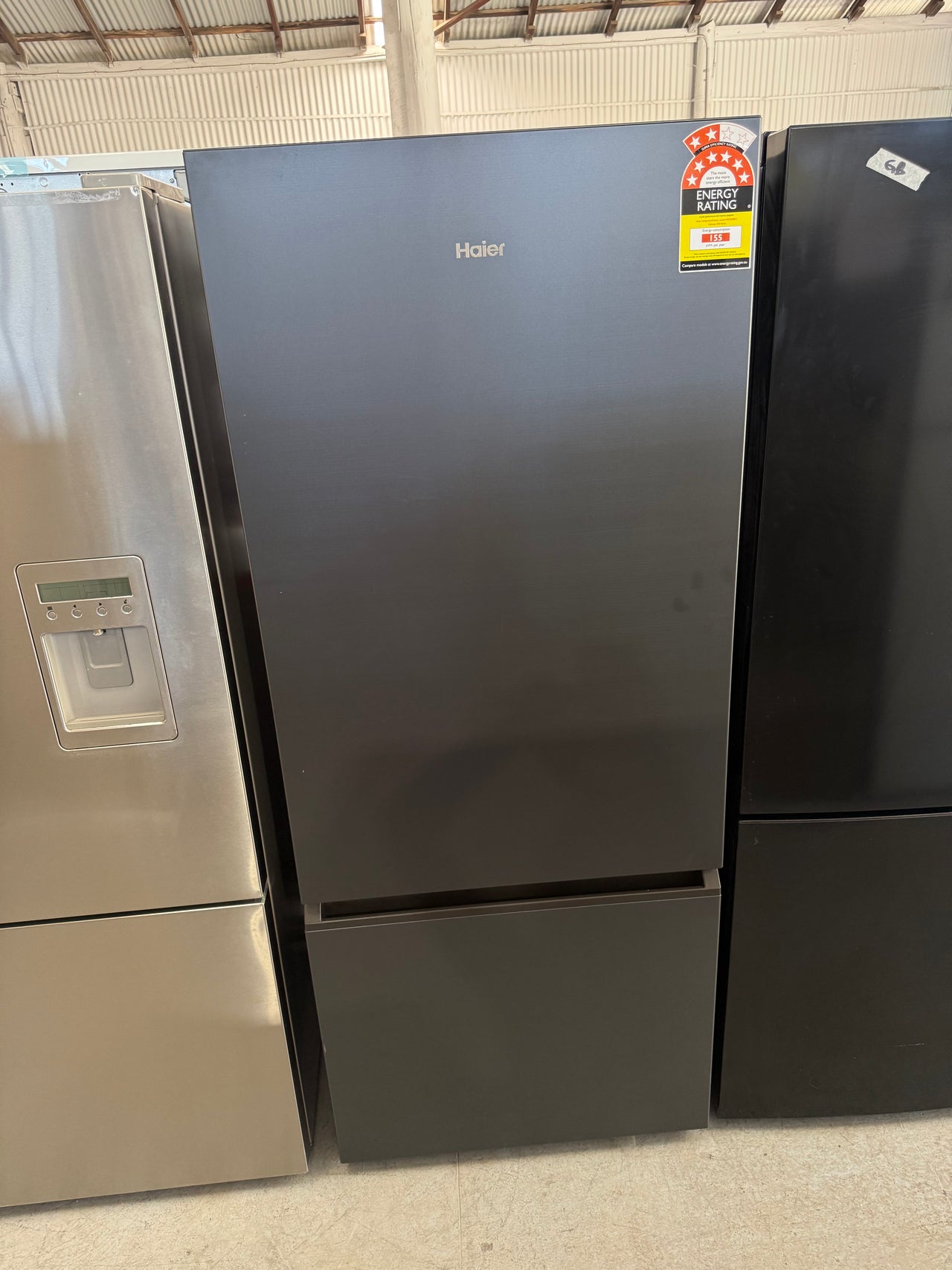 Factory second Haier HRF420BEC is a 433L bottom mount refrigerator