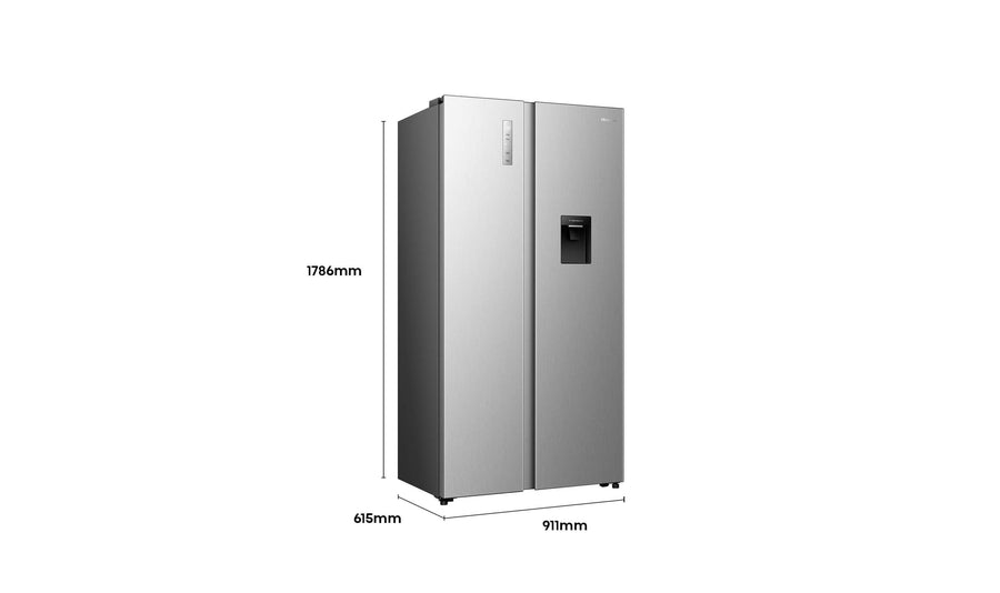 Factory second Hisense 541L Side-by-Side Refrigerator – HRSBS540SW
