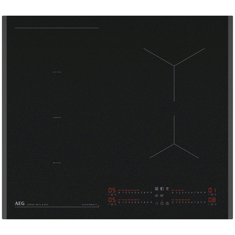 Factory second AEG 8000 Series 60cm 4 Zone SaphirMatt Induction Cooktop – NII64F30FZ
