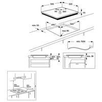 Thumbnail for Factory second AEG 8000 Series 60cm 4 Zone SaphirMatt Induction Cooktop – NII64F30FZ