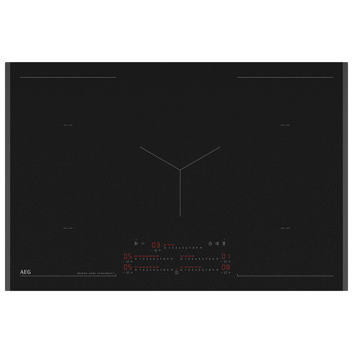 Factory second AEG 80cm 6000 Series SaphirMatt Induction Cooktop – NIK85M00FZ