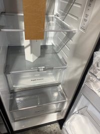 Thumbnail for Transportation damaged LG 635L Side-by-Side Fridge with Plumbed Ice & Water – Matte Black (GS-L600MBL)