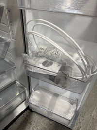 Thumbnail for Transportation damaged LG 635L Side-by-Side Fridge with Plumbed Ice & Water – Matte Black (GS-L600MBL)