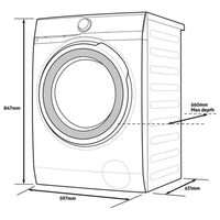 Thumbnail for Factory second AEG 10kg 9000 Series Front Load Washing Machine – LFA9516V6QS